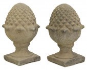 (2) CAST STONE PINEAPPLE GATE