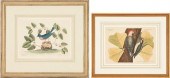 2 CATESBY BIRD PRINTS, INCL. R