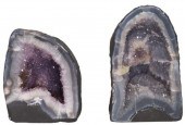 (2) CATHEDRAL GEODE SPECIMENS,
