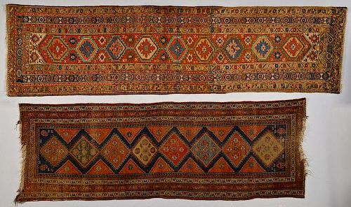 2 CAUCASIAN RUG RUNNERSPair of