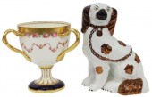 (2) CAULDON LOVING CUP & STAFF