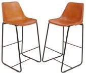 (2) CB2 'ROADHOUSE SADDLE' LEA