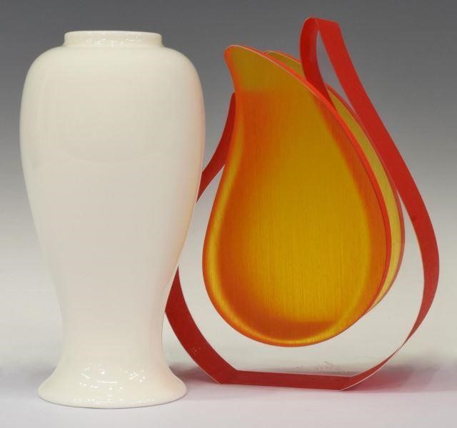 (2) CEC LEPAGE LUCITE & TIFFANY