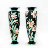 2 CECCARELLI STYLE LARGE VASES