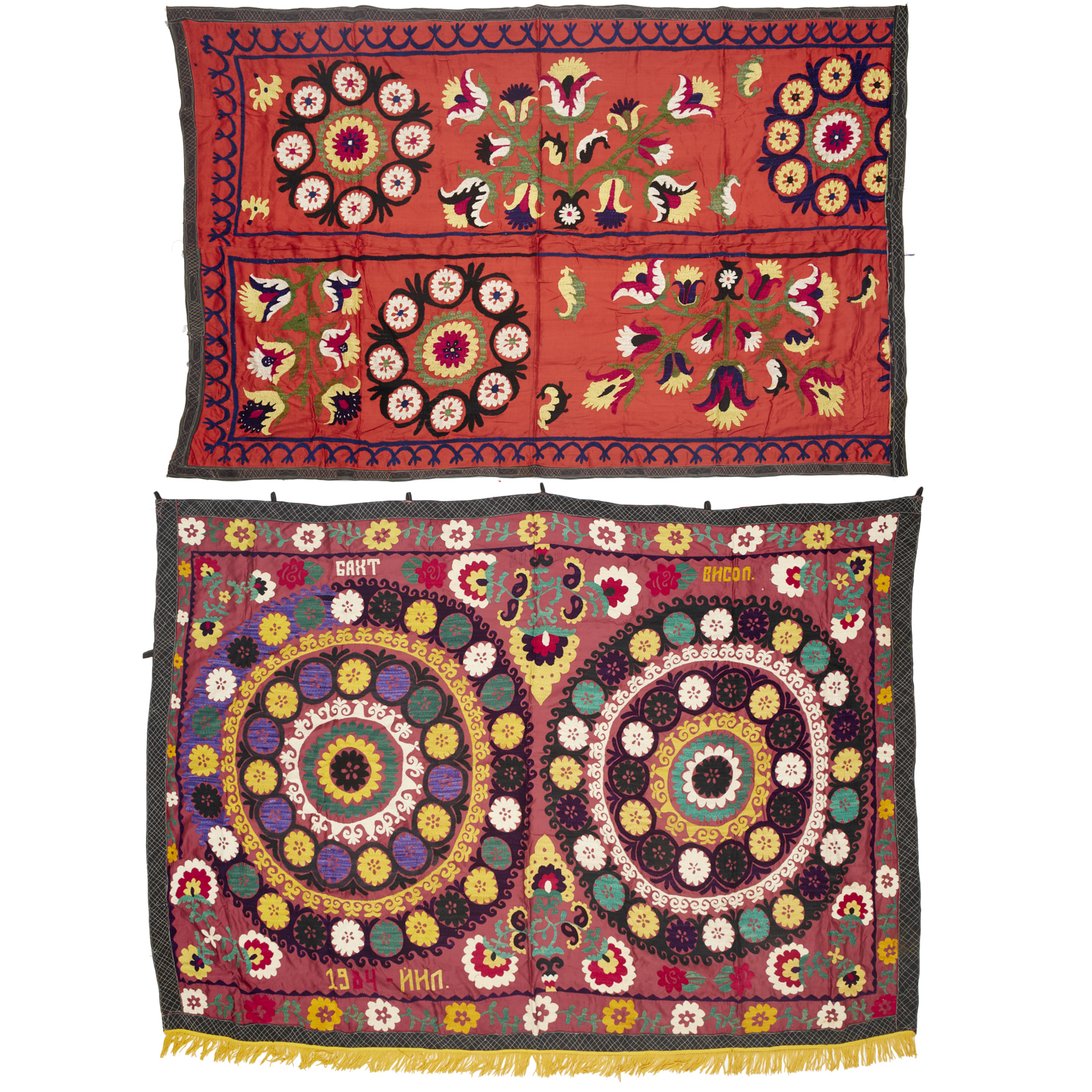 (2) CENTRAL ASIAN SUZANI STYLE