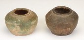 2 CERAMIC BOWLS, HAN DYNASTY,