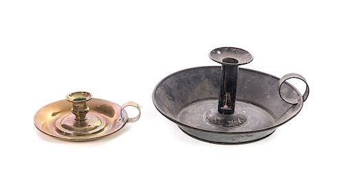 2 CHAMBER CANDLESTICKSMeasures 4"