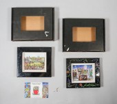 2 CHARLES FAZZINO 3-D SILKSCRE