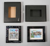 2 CHARLES FAZZINO 3-D SILKSCRE