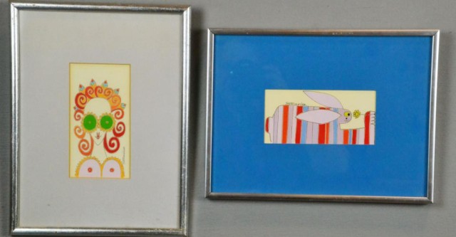 (2) Charles Shoemaker Lithographs