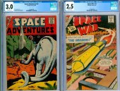 2 CHARLTON COMICS SPACE ADVENT