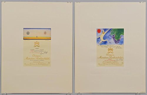 2 CHATEAU MOUTON ROTHSCHILD/BARON