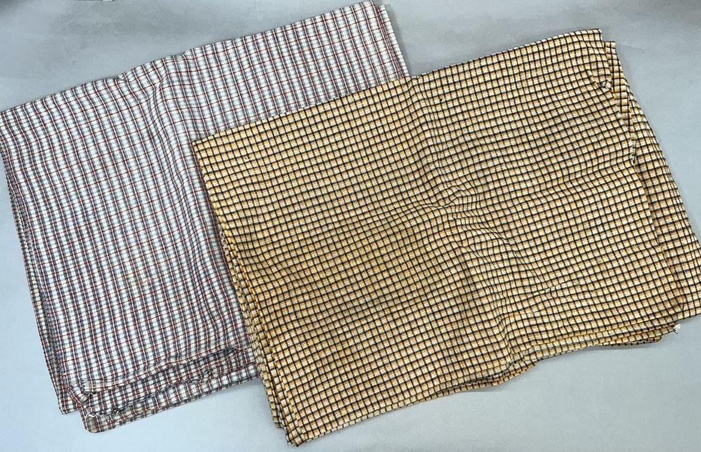 2 CHECK FABRIC CHAFF BAGS CA.