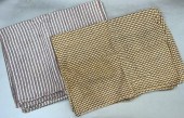 2 CHECK FABRIC CHAFF BAGS CA.