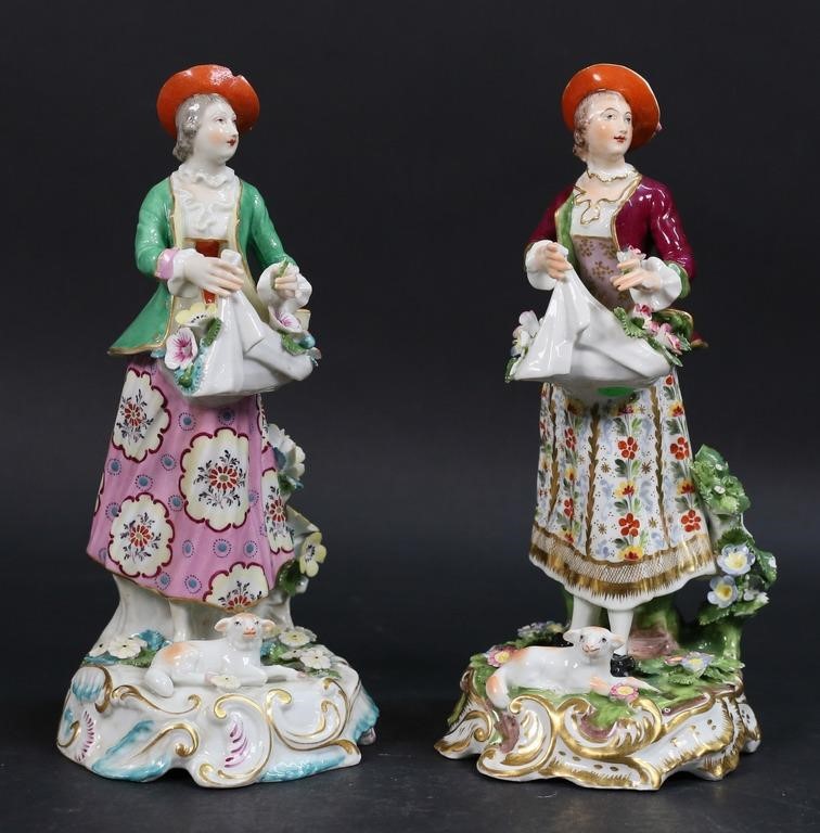 2 CHELSEA PORCELAIN FIGURES2