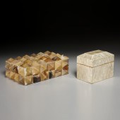 (2) CHIC DESIGNER HORN & MOTHE