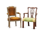 2 CHILD'S' CHAIRS, CHIPPENDALE