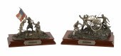 (2) Chilmark pewter Civil War