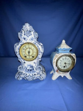2 CHINA CLOCKS - (1) CHINA CAS