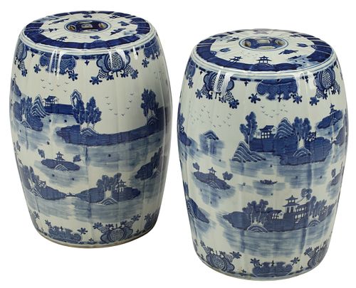 (2) CHINESE BLUE &AMP; WHITE