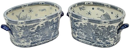 (2) CHINESE BLUE &AMP; WHITE