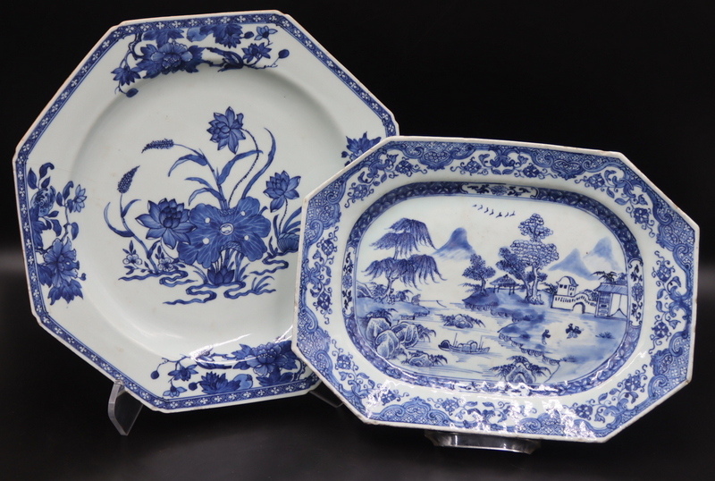 (2) CHINESE BLUE AND WHITE