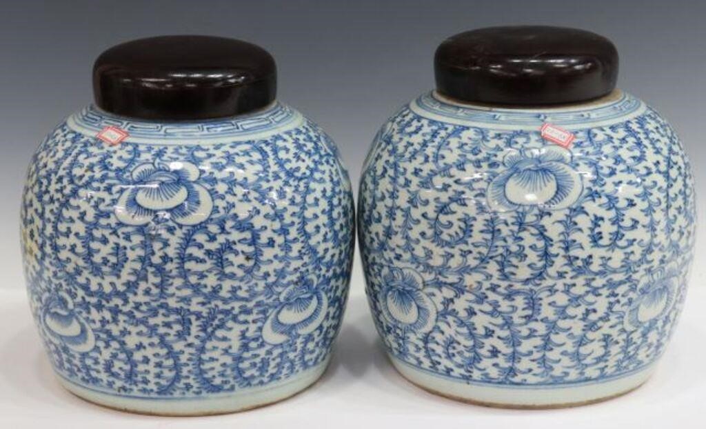 (2) CHINESE BLUE & WHITE