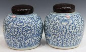 (2) CHINESE BLUE & WHITE PORCE
