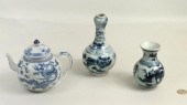 2 CHINESE BLUE & WHITE PORCELA