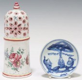 (2) CHINESE B&W SMALL DISH & F