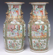 (2) CHINESE CANTON FAMILLE ROS