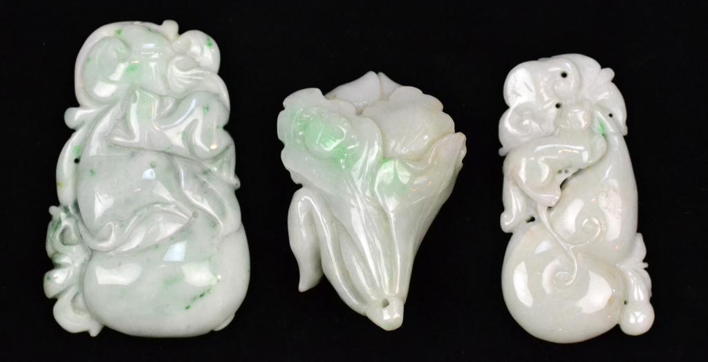 (2) Chinese Carved Jade