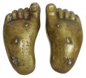 (2) CHINESE CAST BRONZE LUCKY