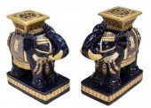 (2) CHINESE CERAMIC ELEPHANT G