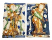 (2) CHINESE CERAMIC FIGURAL RE