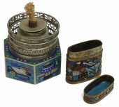 (2) CHINESE CLOISONNE ENAMEL O