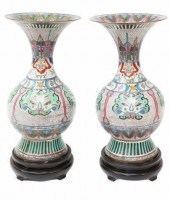 (2) CHINESE CLOISONNE ENAMEL V