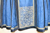 2 CHINESE EMBROIDERY WOMEN SKI