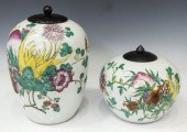 (2) CHINESE ENAMELED PORCELAIN
