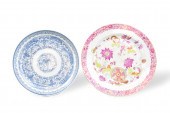 2 CHINESE EXPORT PLATE, 18TH C