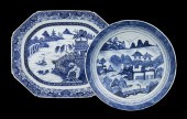 (2) CHINESE EXPORT PLATTERS Lo