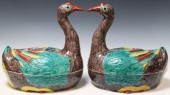 (2) CHINESE EXPORT STYLE GOOSE