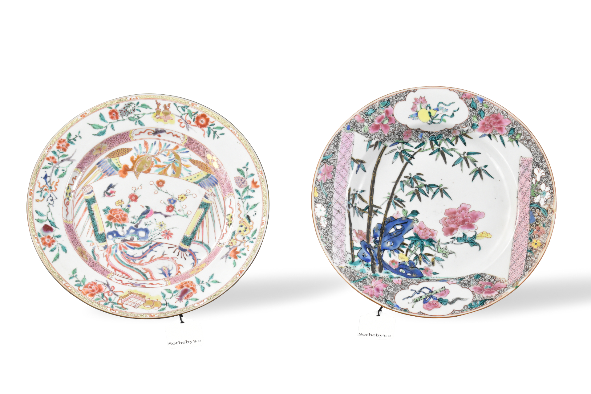 2 CHINESE FAMILLE ROSE