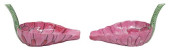 (2) CHINESE FAMILLE ROSE PORCE