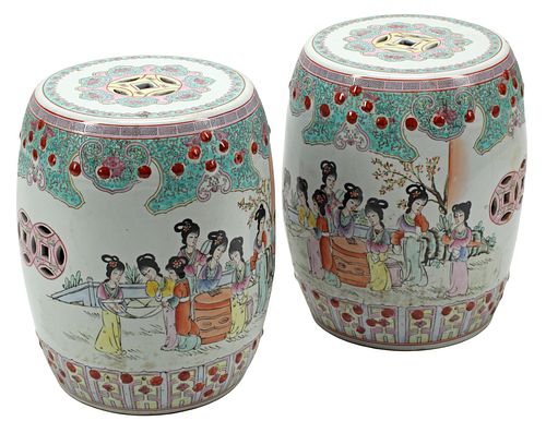 (2) CHINESE FAMILLE ROSE