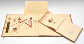 2 CHINESE HAND PAINTED BOOKS.