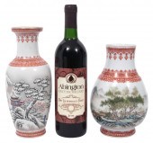 2 CHINESE HAND PAINTED PORCELA