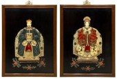 (2) CHINESE HARDSTONE & BONE A