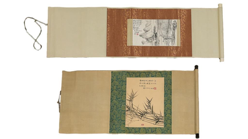 2 CHINESE INK PAINTING SCROLLS2