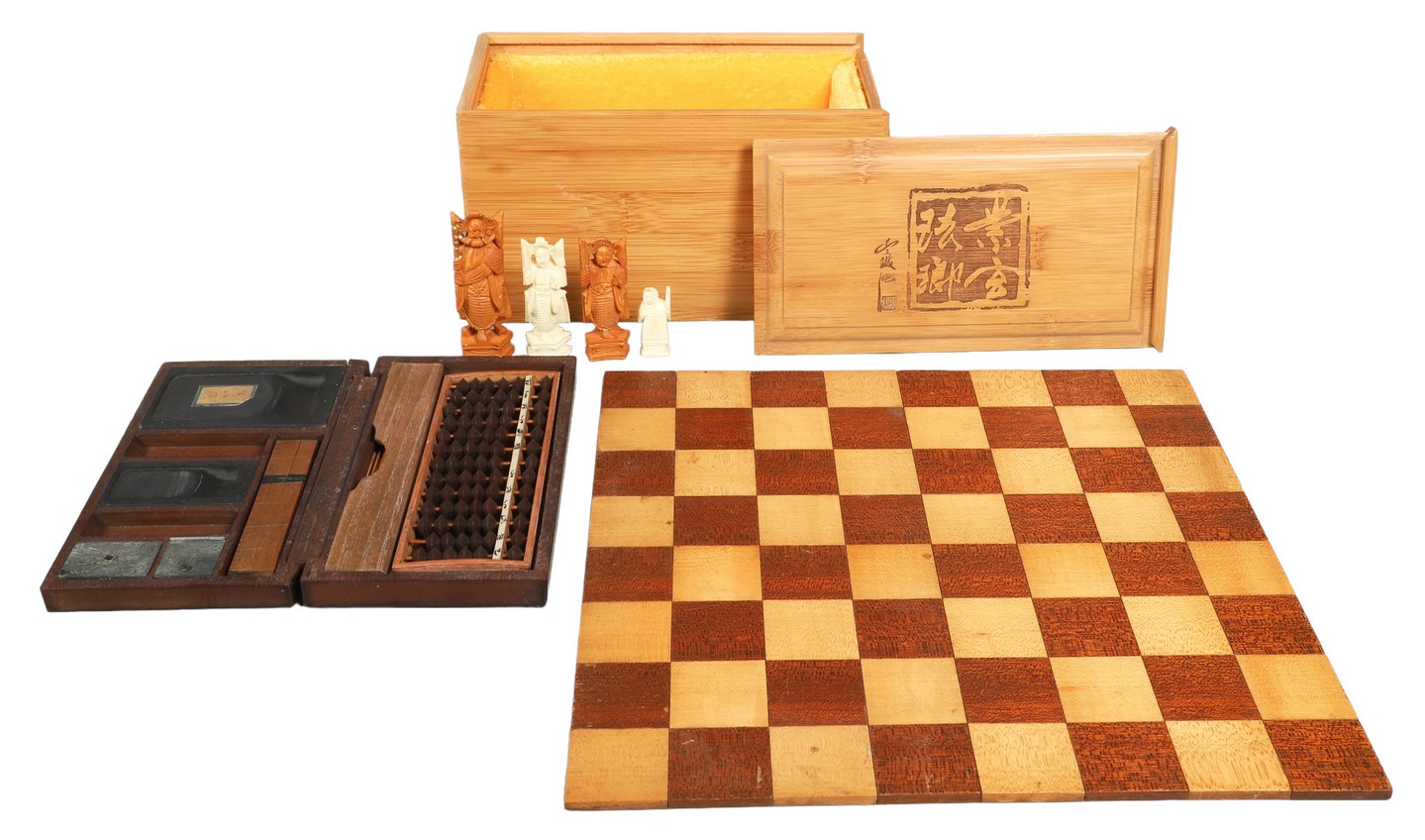 (2) Chinese items, c/o merchant box